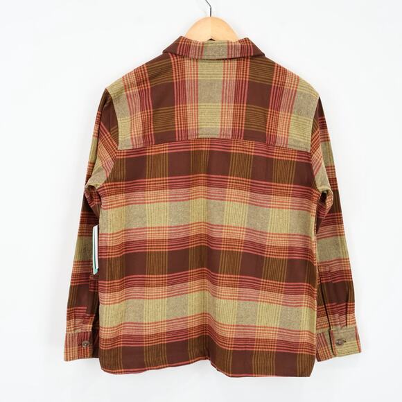 NWT Marmot Women's Incline Heavyweight Flannel Overshirt Gold Brown Size Small - Picture 4 of 8